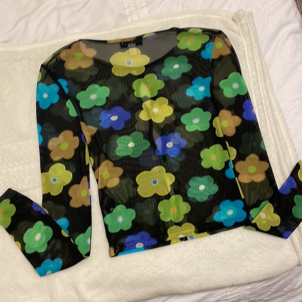 Topshop women’s mesh shirt - Picture 4 of 4